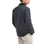 Graue Baumwoll-Shell-Jacke
