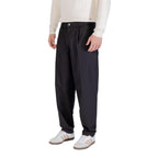 Schwarze Freizeithose aus Baumwolle