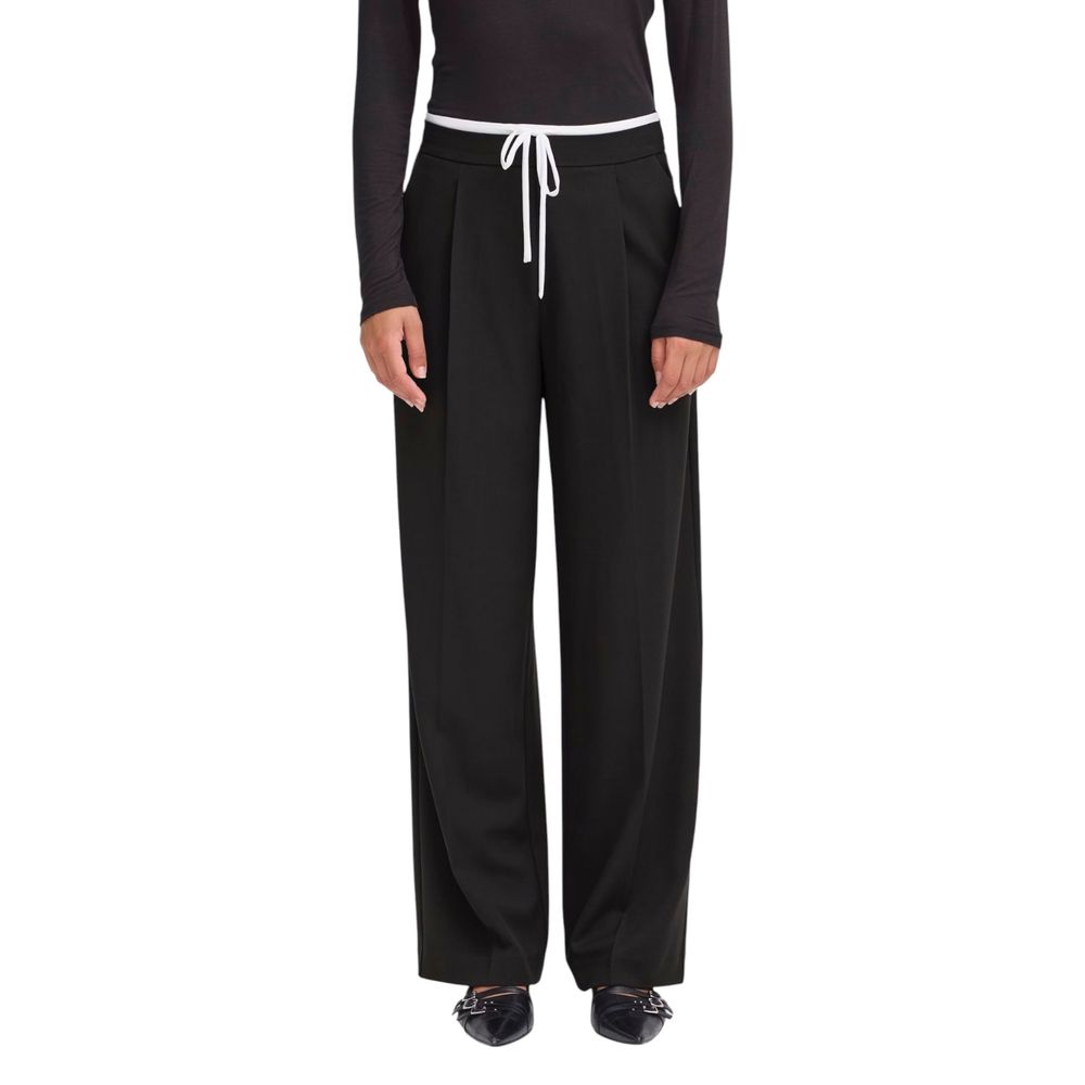 Schwarze Polyesterhose