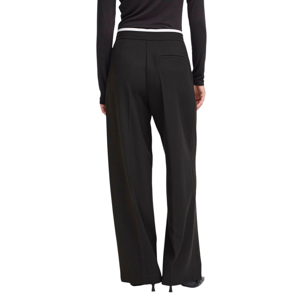 Schwarze Polyesterhose