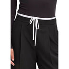 Schwarze Polyesterhose