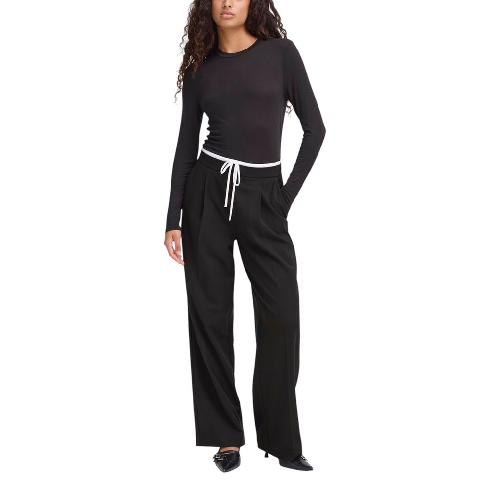 Schwarze Polyesterhose