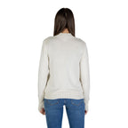 Beige Viscose Turtleneck
