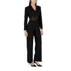Schwarze Polyester-Strampler