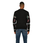 Schwarzes Marabou-Sweatshirt