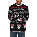 Schwarzes Marabou-Sweatshirt