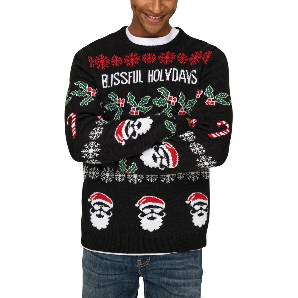 Schwarzes Marabou-Sweatshirt