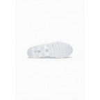 White Synthetic Athletic Sneakers