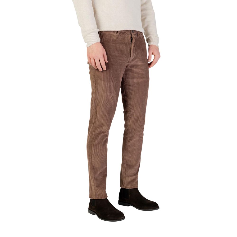 Braune lässige Baumwollhose