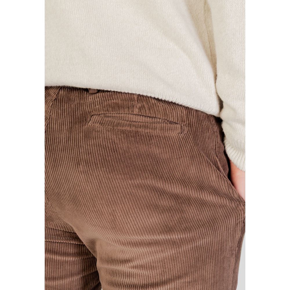Braune lässige Baumwollhose