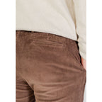 Braune lässige Baumwollhose