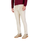 Beige Baumwollhose