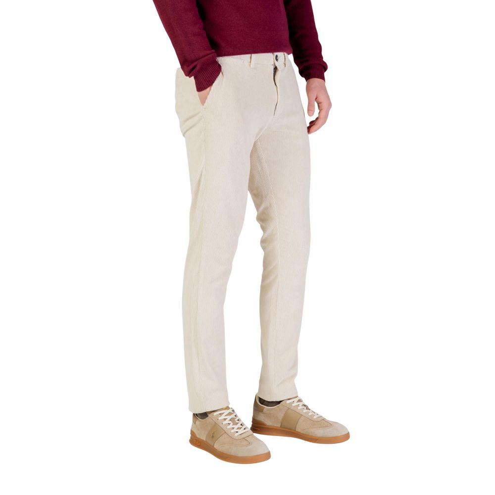 Beige Baumwollhose