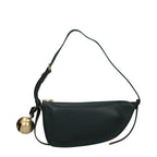 Borsa a tracolla in pelle verde