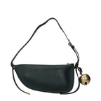 Borsa a tracolla in pelle verde