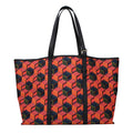 Schultertasche aus mehrfarbigem Stoff