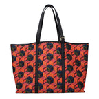 Schultertasche aus mehrfarbigem Stoff