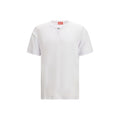Schwarzes Baumwoll-T-Shirt