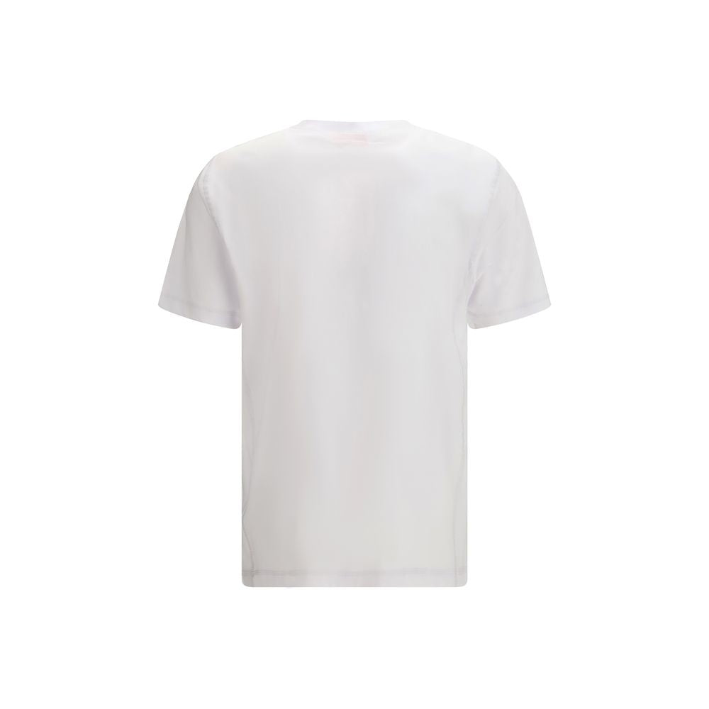 Schwarzes Baumwoll-T-Shirt