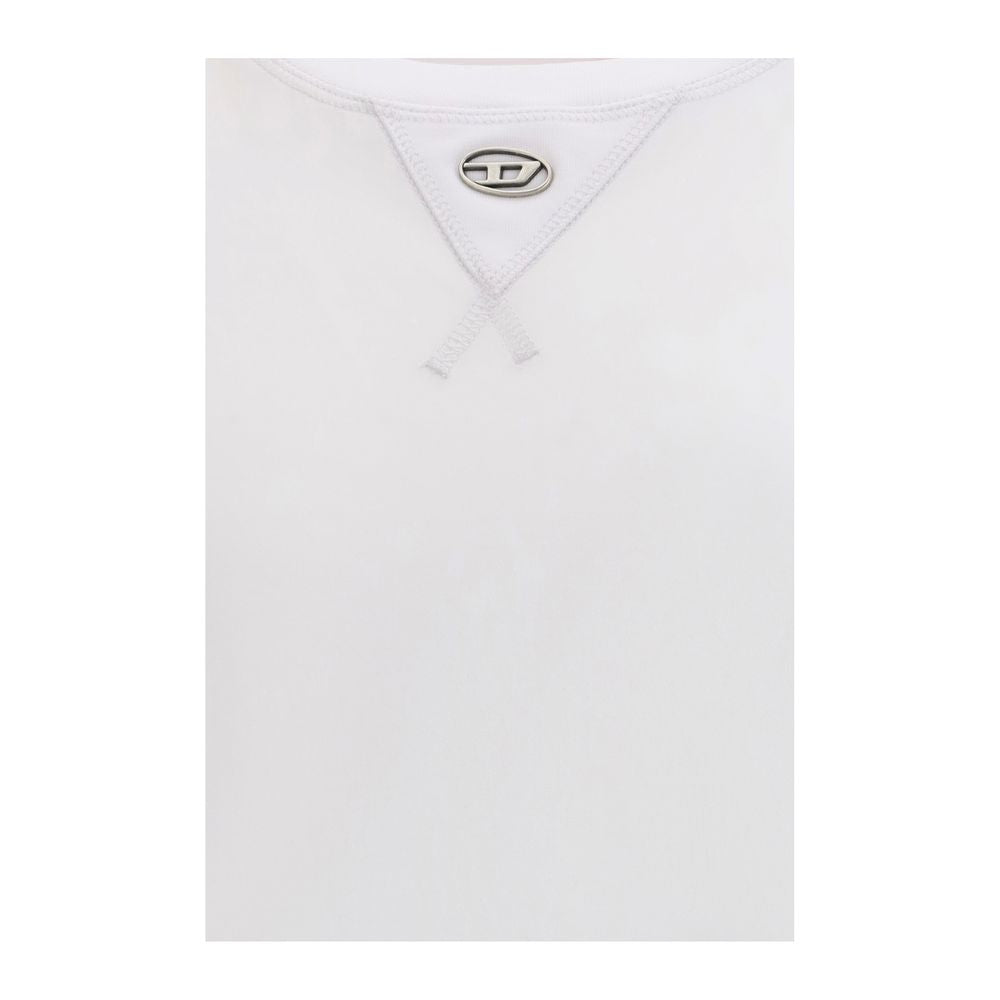 Schwarzes Baumwoll-T-Shirt