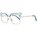 Türkisfarbene Metallbrille (Gestelle)