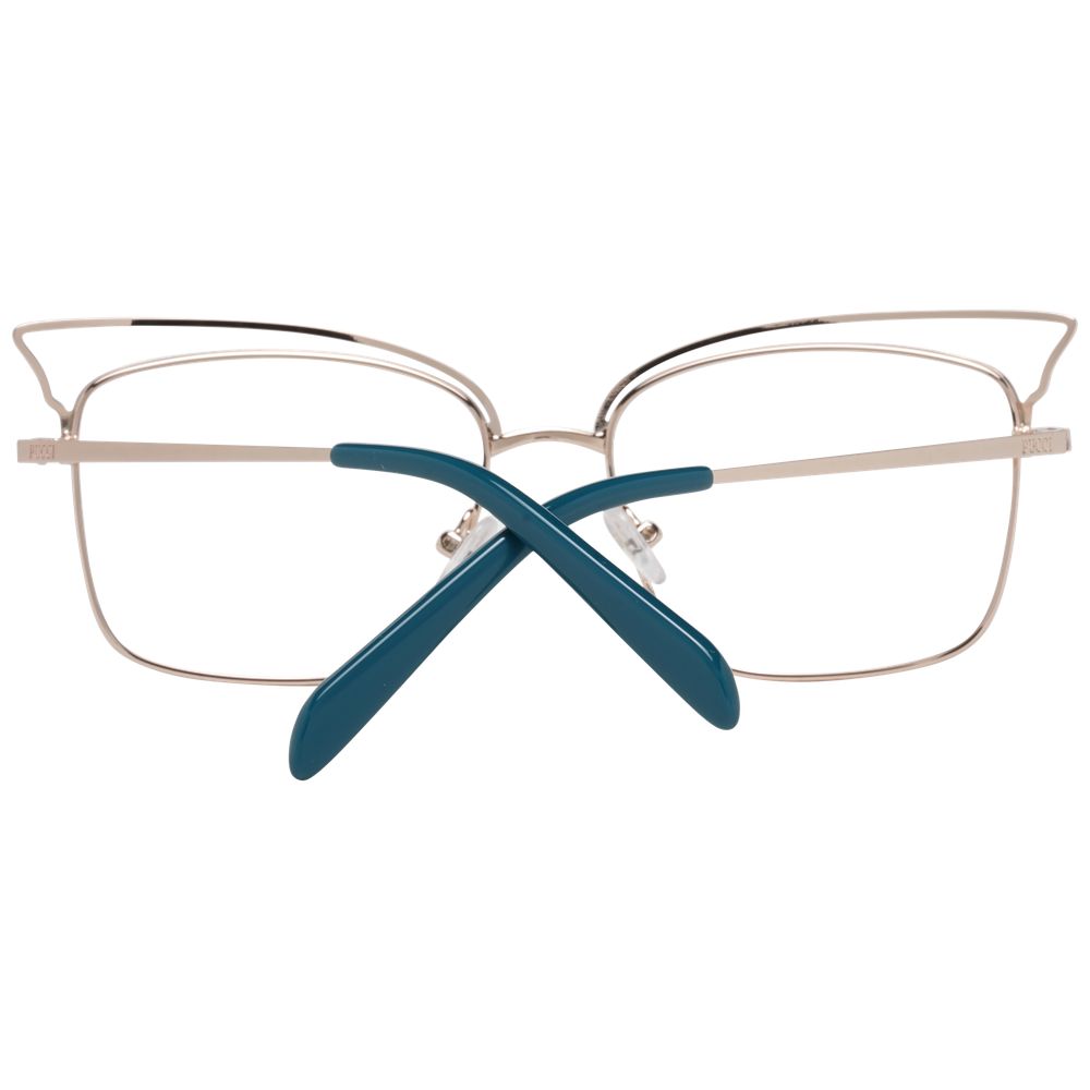 Türkisfarbene Metallbrille (Gestelle)
