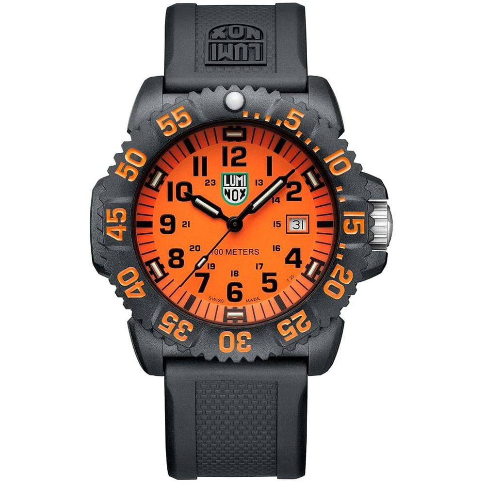 Black Resin Sport Watch