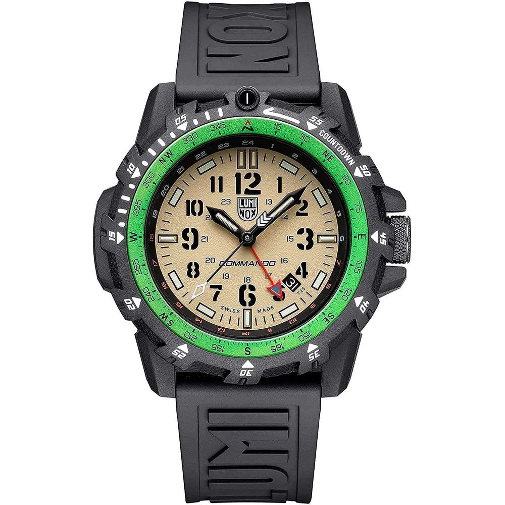 Black Resin Sport Watch