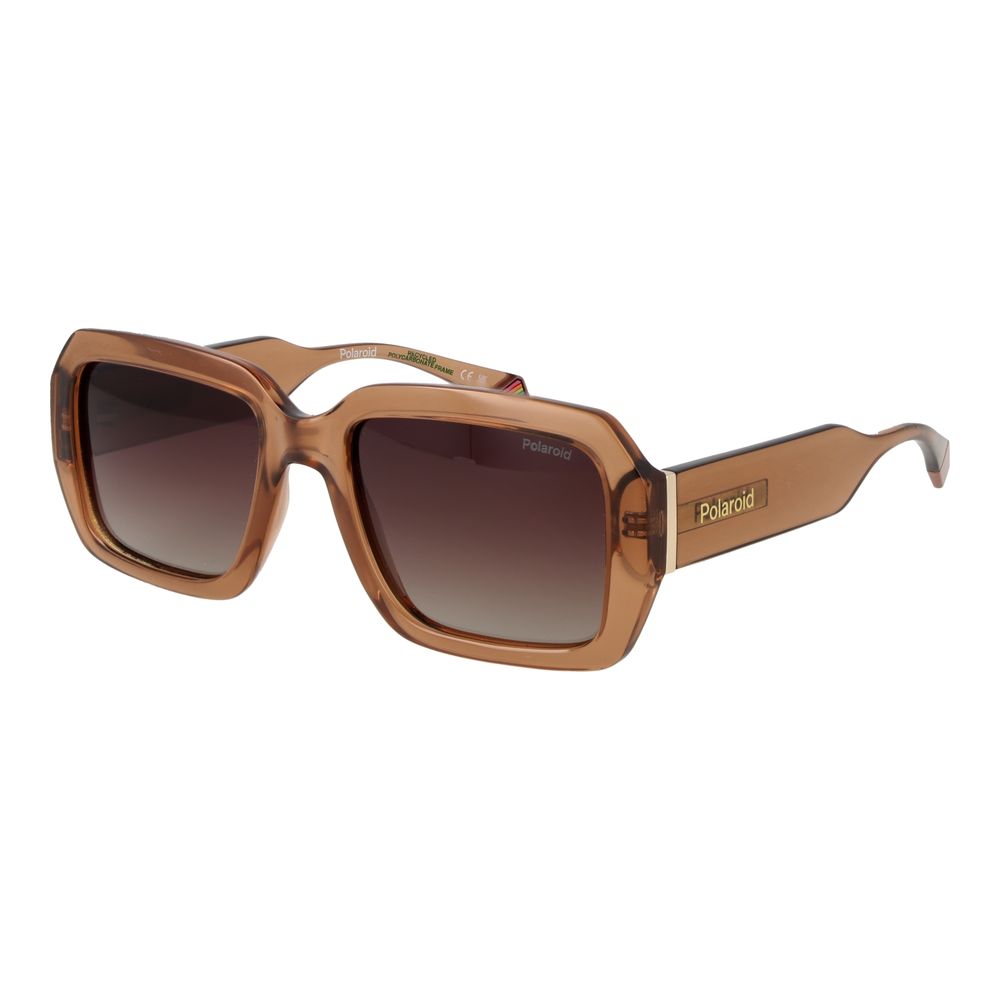 Sonnenbrille aus braunem Polycarbonat