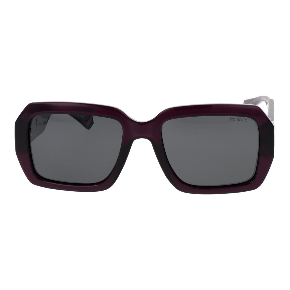 Lila Plastik-Sonnenbrille