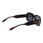 Lila Plastik-Sonnenbrille