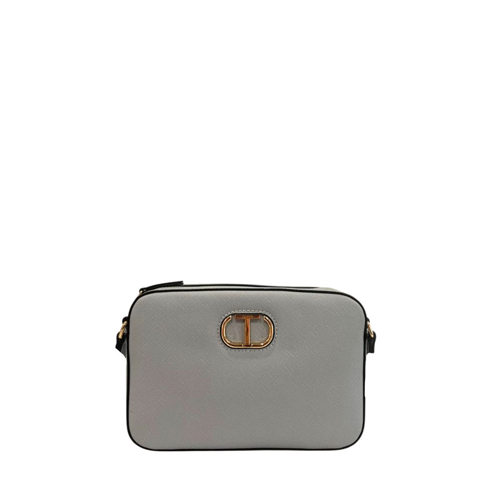 Damen-Umhängetasche aus blauem PU