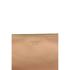 Pink Polyurethane Women Clutch