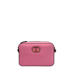 Rosa PU-Umhängetasche für Damen
