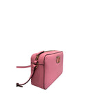 Rosa PU-Umhängetasche für Damen