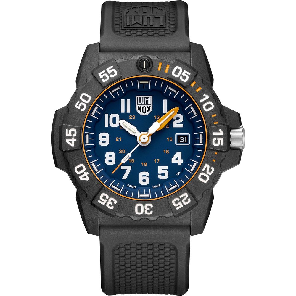 Black Rubber Sport Watch