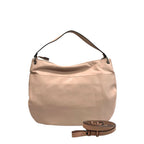 Schultertasche für Damen aus rosafarbenem PU-Leder