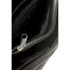Damenhandtasche aus schwarzem PU