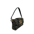 Black PU Women's Shoulder Bag