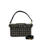 Black PU Women's Shoulder Bag