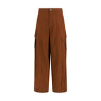 Braune lässige Baumwollhose