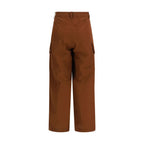 Braune lässige Baumwollhose