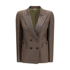 Brown Wool Blazer
