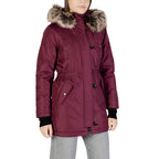 Bordeaux-Polyester-Parka