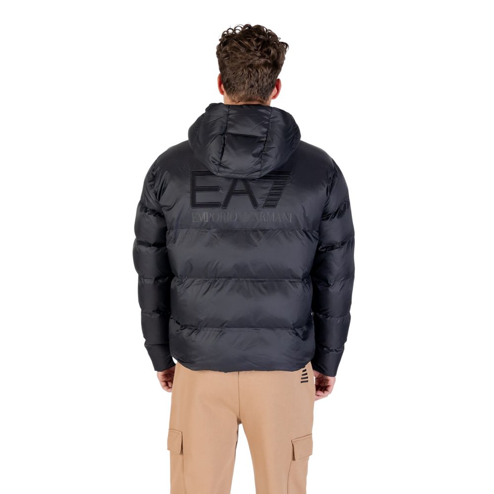 Bomber aus schwarzem Polyamid