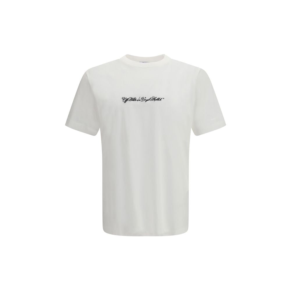 Weißes Baumwoll-T-Shirt