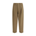 Beige Polyester-Freizeithose