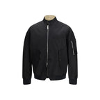 Schwarze Polyamid-Bomberjacke