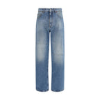 Blue Cotton Jeans Denim