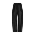 Schwarze Lyocell-Freizeithose